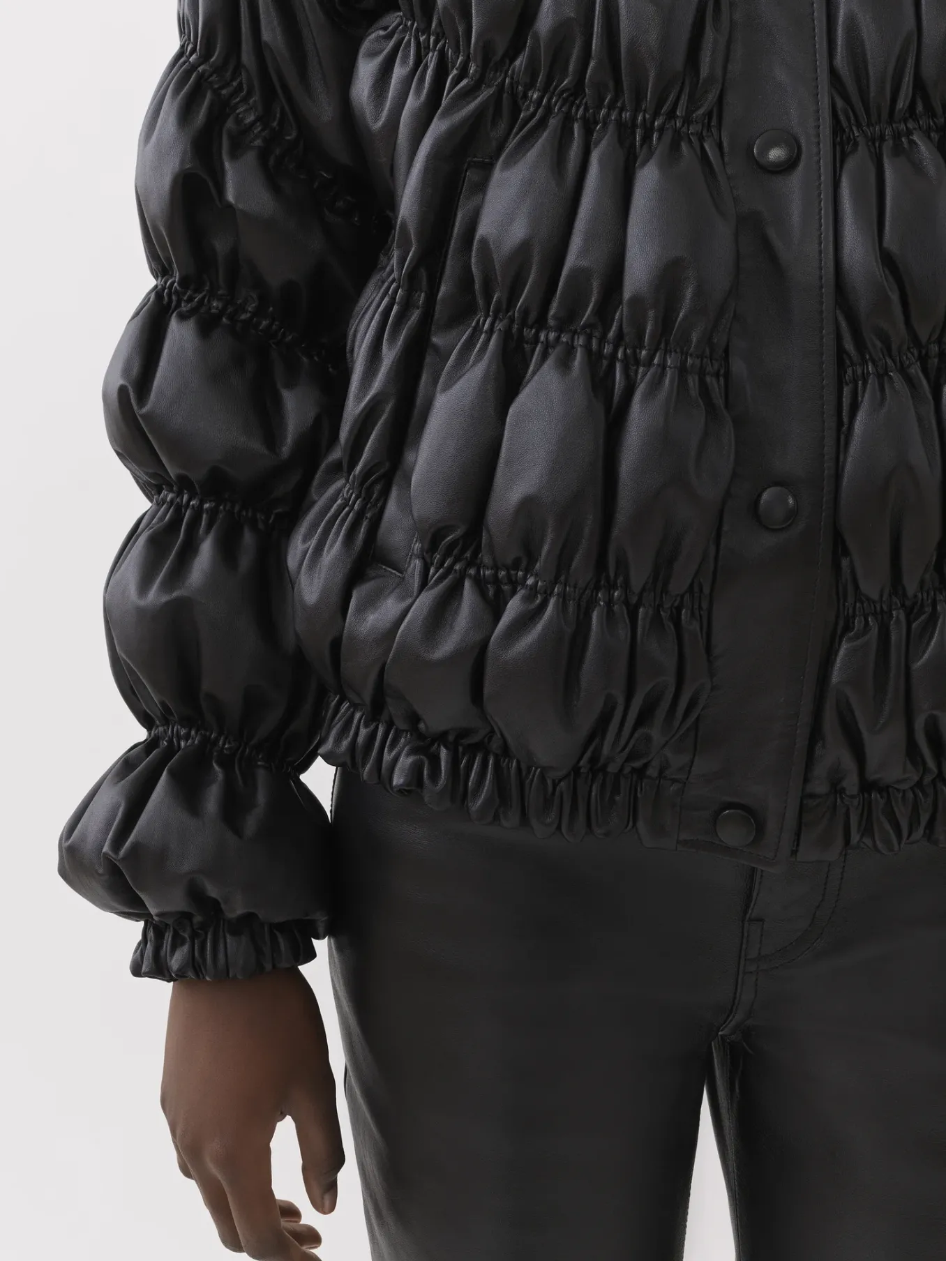 Vestes-Chloé Doudoune Froncee Noir