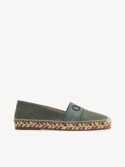 Denim-Chloé Espadrilles Piia Wide Forest