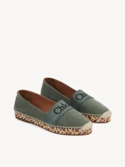 Denim-Chloé Espadrilles Piia Wide Forest