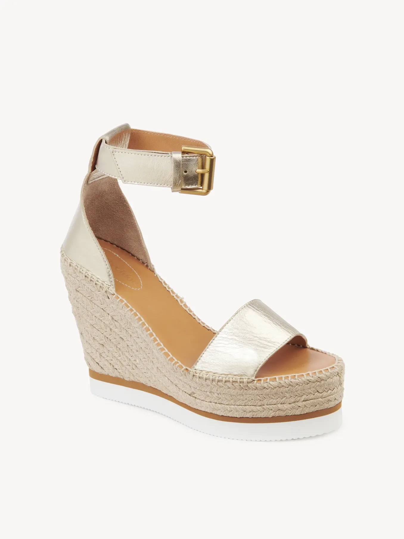 Sandales Et Espadrilles-Chloé Espadrilles Plateform Glyn Platino