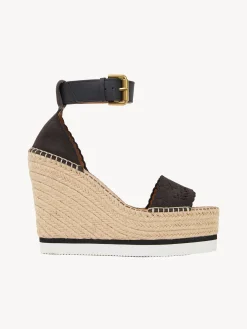 Sandales Et Espadrilles-Chloé Espadrilles Plateforme Glyn Graphite