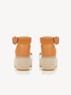 Sandales Et Espadrilles-Chloé Espadrilles Plateforme Glyn Blanc