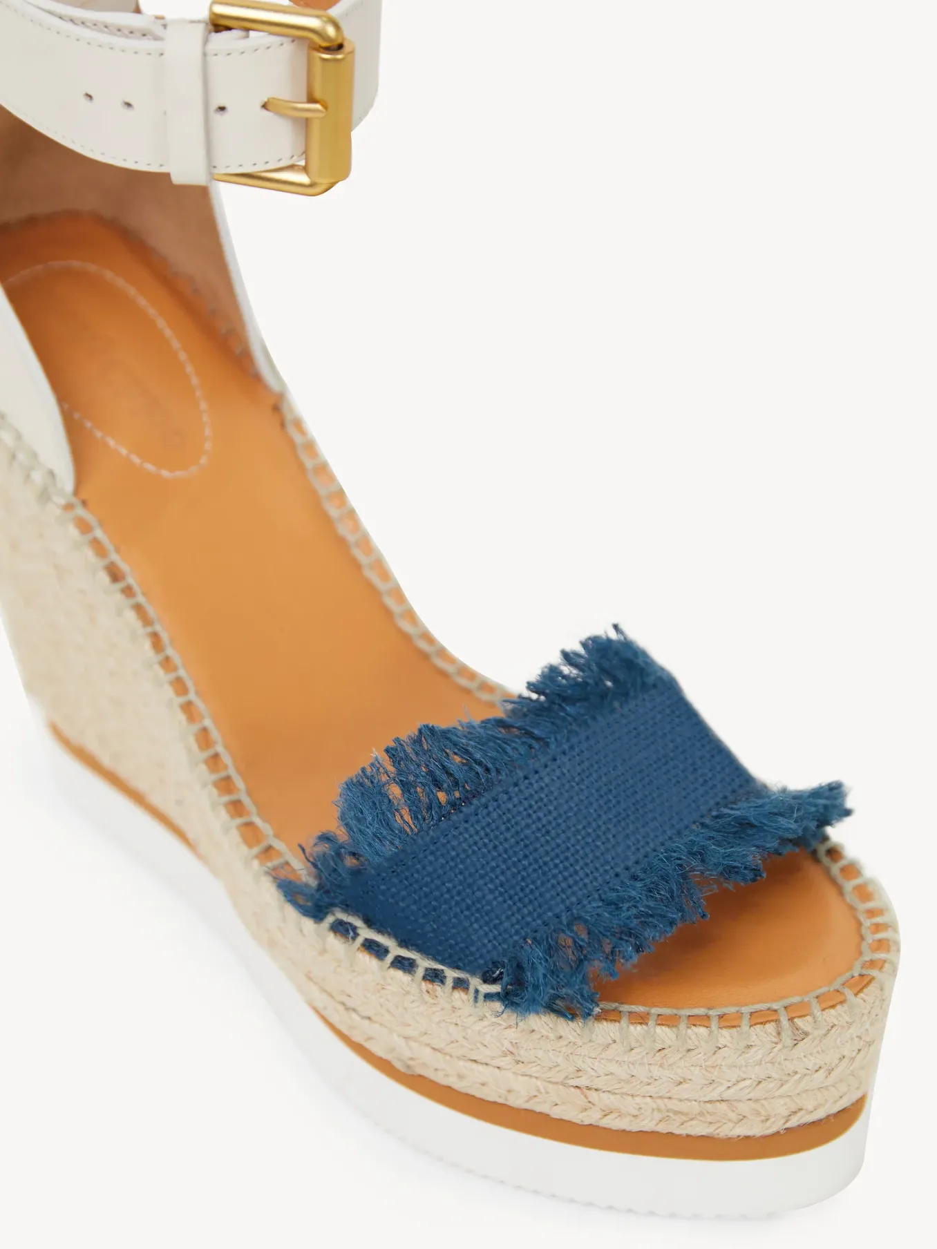 Sandales Et Espadrilles-Chloé Espadrilles Plateforme Glyn Petrol
