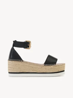Sandales Et Espadrilles-Chloé Espadrilles Plateforme Glyn Noir