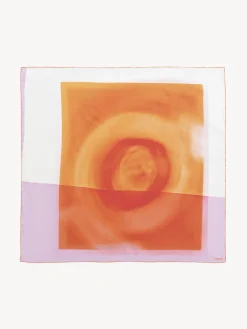 Écharpes Et Accessoires En Soie-Chloé Foulard Orange - Pink 1