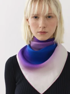 Écharpes Et Accessoires En Soie-Chloé Foulard Pink - Purple 1