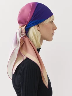 Écharpes Et Accessoires En Soie-Chloé Foulard Pink - Purple 1