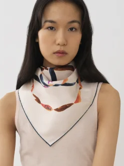 Écharpes Et Accessoires En Soie-Chloé Foulard Iconic Milk