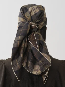 Écharpes Et Accessoires En Soie-Chloé Foulard Barbour Pour Chloe Multicolor 1