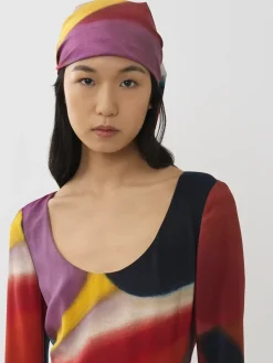Écharpes Et Accessoires En Soie-Chloé Foulard Caroline Denervaud Pour Chloe Multicolor 1