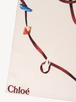 Écharpes Et Accessoires En Soie-Chloé Foulard Rectangulaire Multicolor 1
