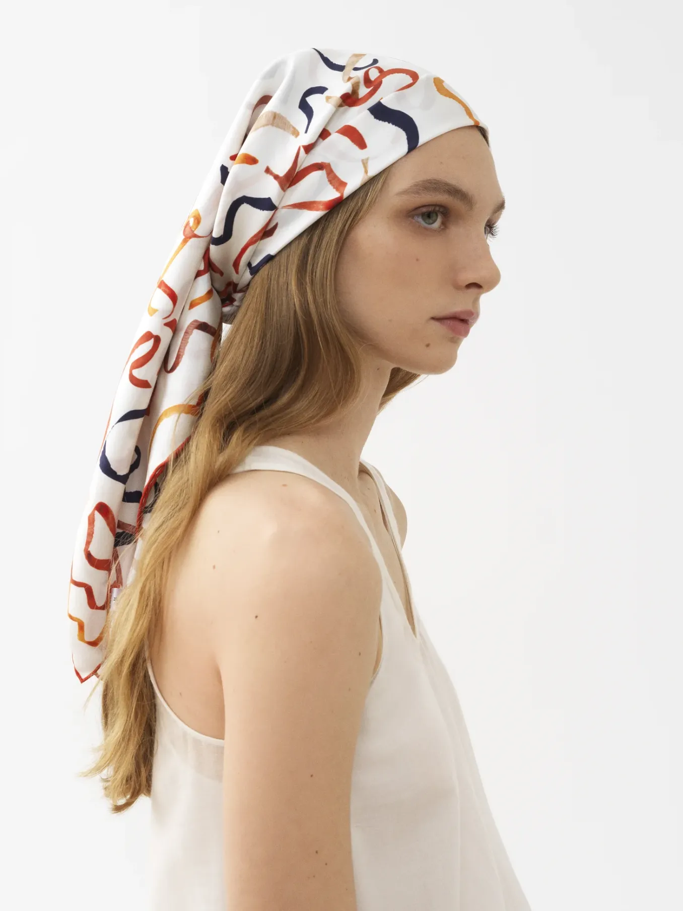 Écharpes Et Accessoires En Soie-Chloé Foulard Rubans Multicolor Red 1