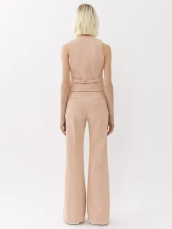 Vestes-Chloé Gilet D'Homme Classique Misty Pink