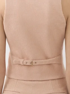Vestes-Chloé Gilet D'Homme Classique Misty Pink