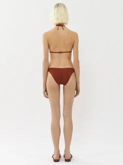 Tenues De Plage-Chloé Haut De Bikini Triangle Papuasia Chloe X Eres Red Ochre