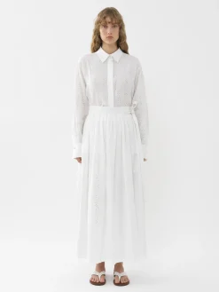 Tenues De Plage-Chloé Jupe Maxi Portefeuille Paloma Chloe X Eres Iconic Milk