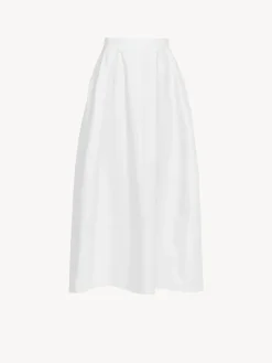 Jupes-Chloé Jupe Midi Boule Blanc