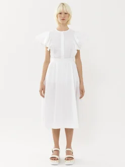 Jupes-Chloé Jupe Midi Boule Blanc