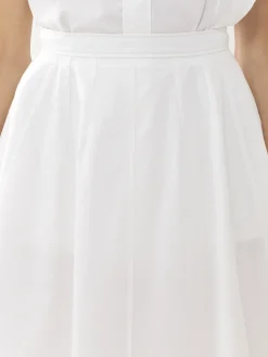 Jupes-Chloé Jupe Midi Boule Blanc