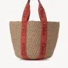 Sacs Cabas-Chloé Large Panier Woody Orange - Orange 1