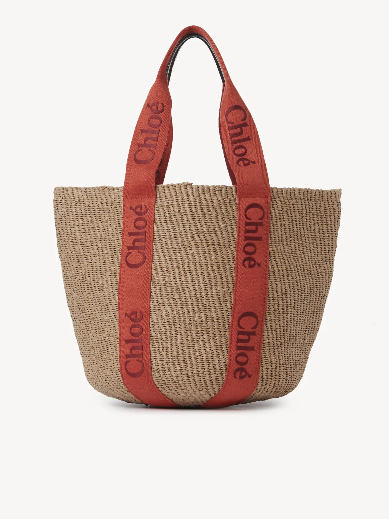 Sacs Cabas-Chloé Large Panier Woody Orange - Orange 1