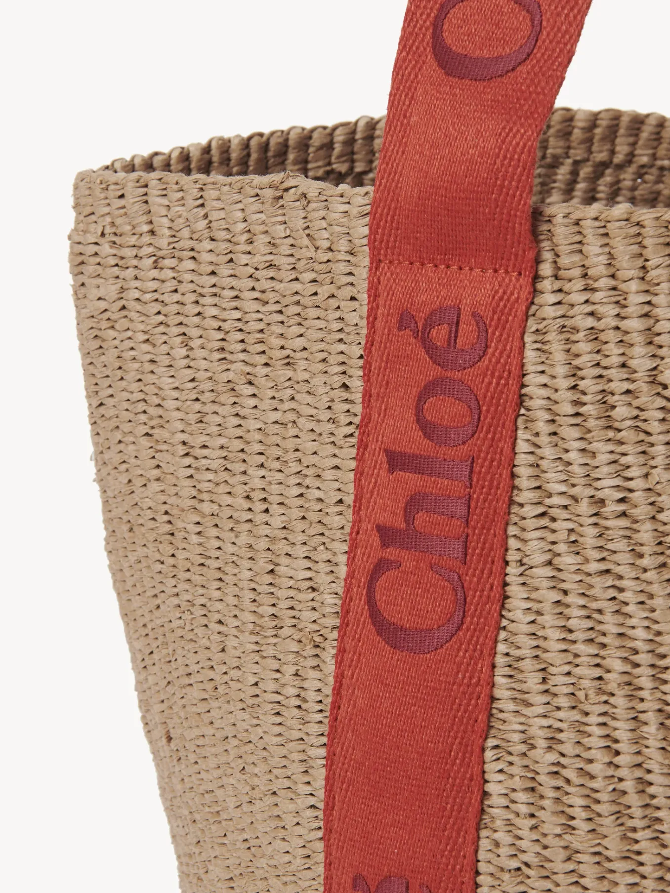 Sacs Cabas-Chloé Large Panier Woody Orange - Orange 1