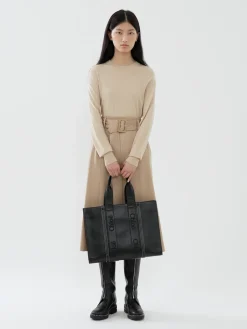 Sacs Cabas-Chloé Large Sac Cabas Woody Noir
