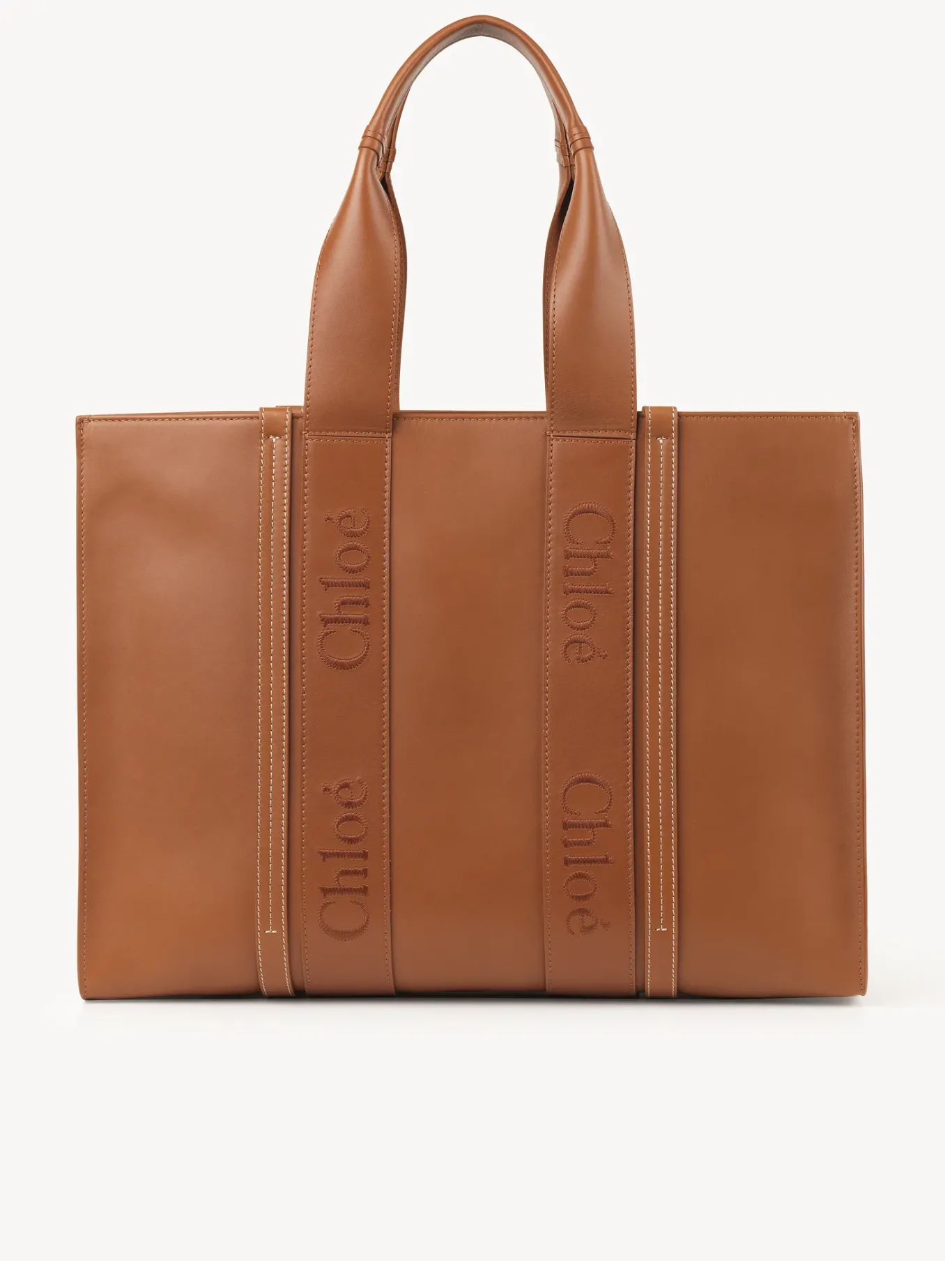 Sacs Cabas-Chloé Large Sac Cabas Woody Caramel
