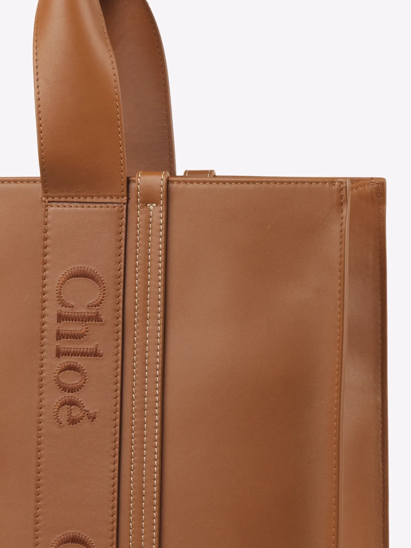 Sacs Cabas-Chloé Large Sac Cabas Woody Caramel
