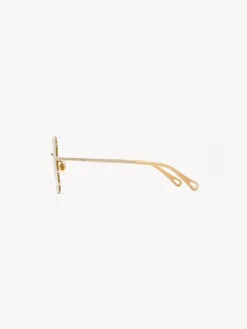 Lunettes De Soleil-Chloé Lunettes De Soleil Celeste Gold / Ochre