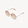 Lunettes De Soleil-Chloé Lunettes De Soleil Celeste Gold/Nude
