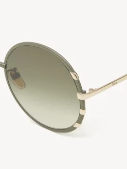 Lunettes De Soleil-Chloé Lunettes De Soleil Celeste Gold / Khaki