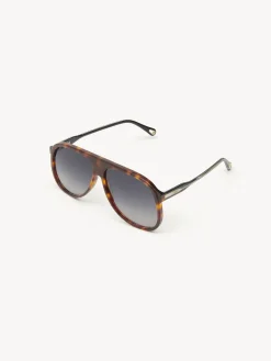 Lunettes De Soleil-Chloé Lunettes De Soleil Dannie Black/Havana