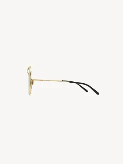 Lunettes De Soleil-Chloé Lunettes De Soleil Elys Gold/Gradient Grey