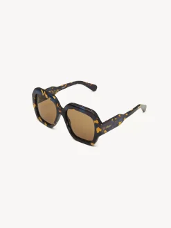 Tenues De Plage-Chloé Lunettes De Soleil Gayia Burgundy Pansy