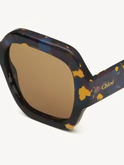 Tenues De Plage-Chloé Lunettes De Soleil Gayia Burgundy Pansy