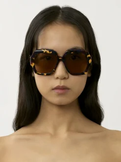 Tenues De Plage-Chloé Lunettes De Soleil Gayia Burgundy Pansy
