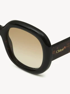 Tenues De Plage-Chloé Lunettes De Soleil Gayia Dark Havana