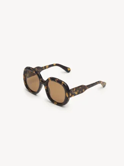 Tenues De Plage-Chloé Lunettes De Soleil Gayia Burgundy Pansy