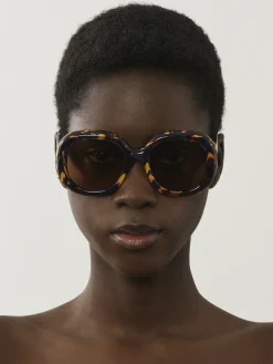 Tenues De Plage-Chloé Lunettes De Soleil Gayia Burgundy Pansy