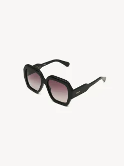 Tenues De Plage-Chloé Lunettes De Soleil Gayia Noir