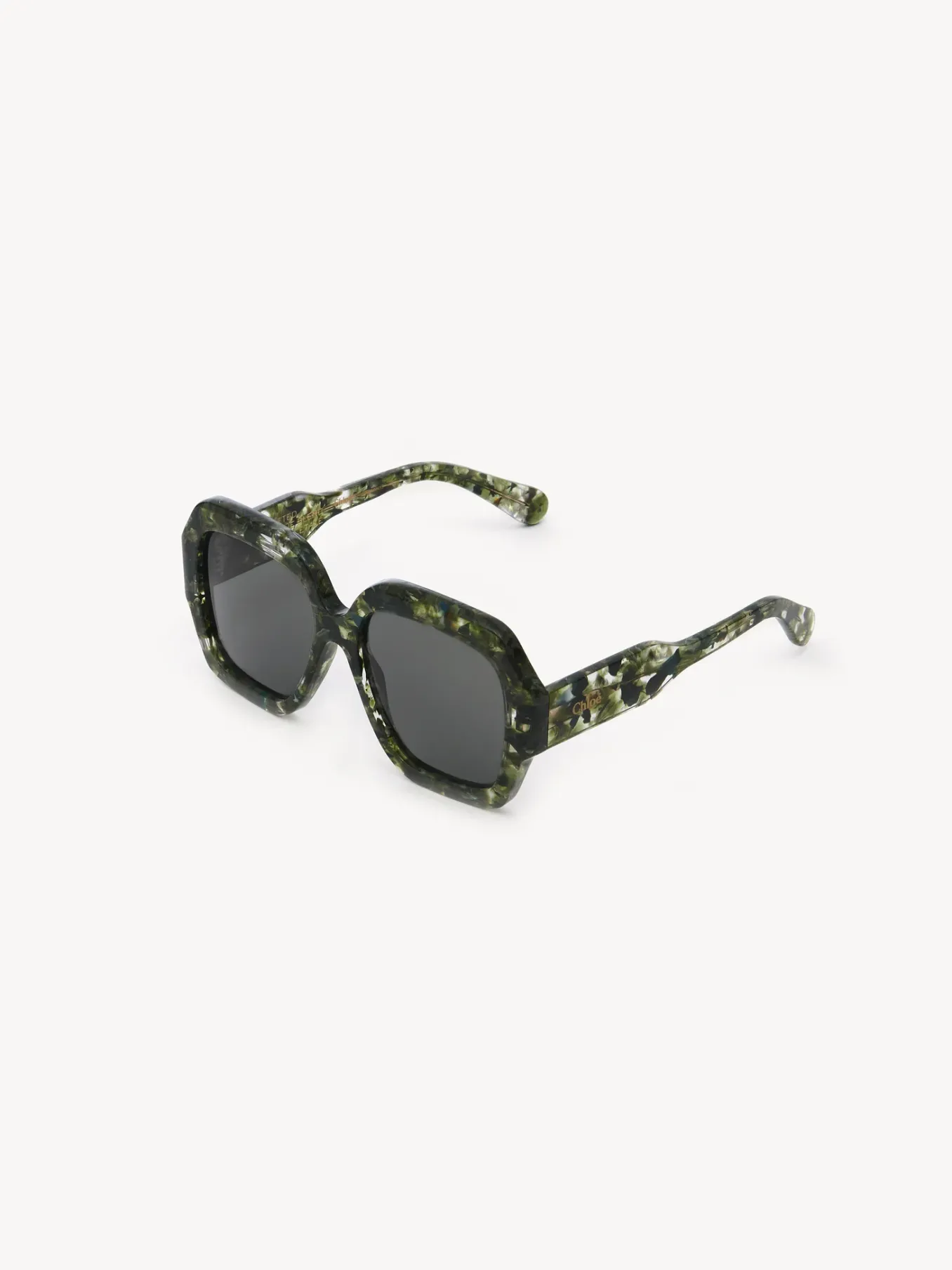 Tenues De Plage-Chloé Lunettes De Soleil Gayia Vegetal Green