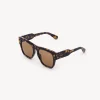 Lunettes De Soleil-Chloé Lunettes De Soleil Gayia Burgundy Pansy