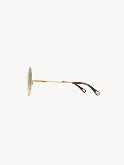 Lunettes De Soleil-Chloé Lunettes De Soleil Honore Gold / Grad Brick