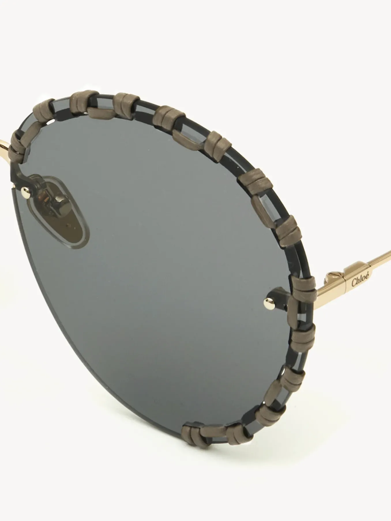 Lunettes De Soleil-Chloé Lunettes De Soleil Idora Gold / Brown