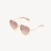 Lunettes De Soleil-Chloé Lunettes De Soleil Milane Red / Orange