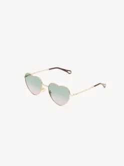 Lunettes De Soleil-Chloé Lunettes De Soleil Milane Gradient Green To Rose