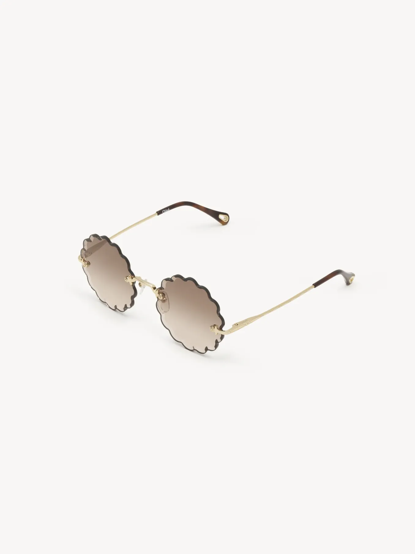 Lunettes De Soleil-Chloé Lunettes De Soleil Rosie Petite Gradient Brown
