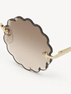 Lunettes De Soleil-Chloé Lunettes De Soleil Rosie Petite Gradient Brown