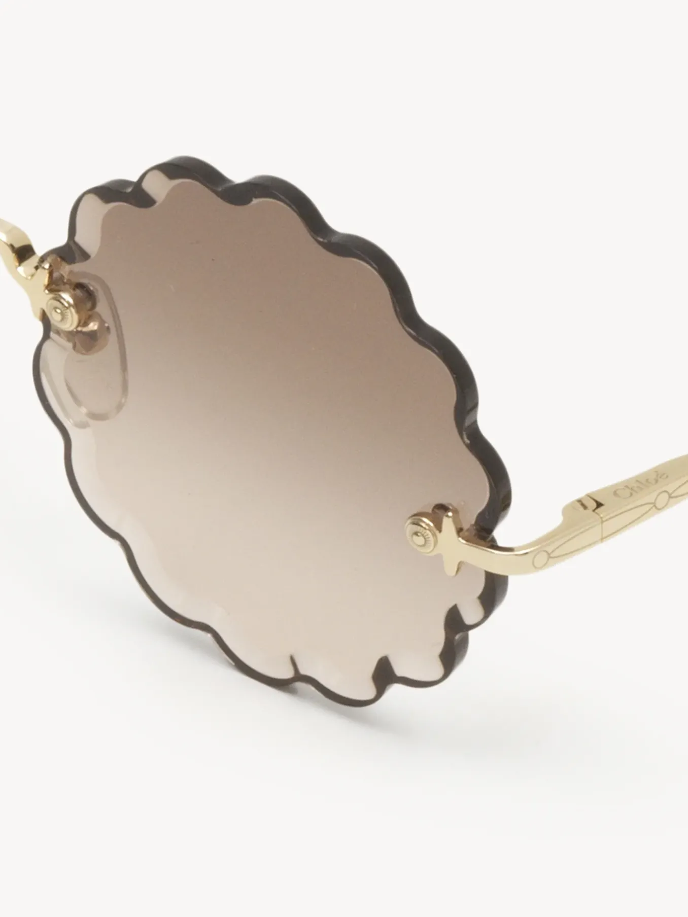 Lunettes De Soleil-Chloé Lunettes De Soleil Rosie Petite Gradient Brown